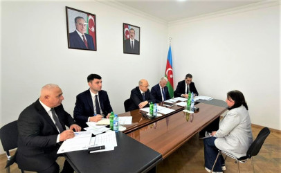 Energetika naziri 19.03.2026-cı il tarixdə Ağsu rayonunda vətəndaşları qəbul edib