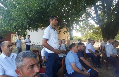 Ağsu RİH başçısı 07.08.2025-ci il tarixdə Padar və Yenilik kəndlərində səyyar qəbullar keçirib