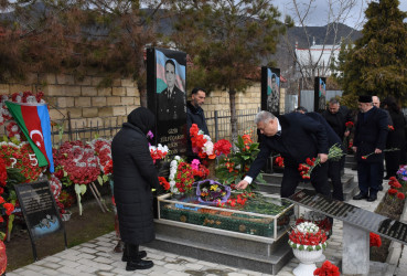 Ağsu rayonunda 20 Yanvar - Ümumxalq hüzn gününün 35-ci ildönümü ilə əlaqədar şəhidlərin xatirəsi anılıb