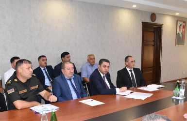 Ağsu rayonunda Kənd təsərrüfatı, balıqçılıq və akvakultura sahələrinin inkişafına dair Dövlət Proqramının icrası ilə əlaqədar yaradılmış rayon Qərargahının ilk iclası keçirilib