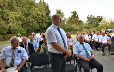 Ağsu RİH başçısı 05.08.2025-ci il tarixdə Xəlilli və Ərəbmehdibəy kəndlərində səyyar qəbullar keçirib