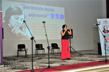 Xalq şairi Mirvarid Dilbazinin 110 illiyinə həsr edilmiş yubiley tədbiri keçirilib