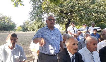 Ağsu RİH başçısı 17 iyul 2025-ci il tarixdə Nuran kəndində səyyar qəbul keçirib