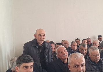 Ağsu RİH başçısı 05.03.2026-cı il tarixdə Qaraqoyunlu kəndində səyyar qəbul keçirib