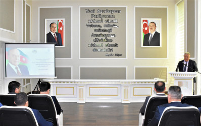 Ağsu rayonunda 15 iyun – Azərbaycan xalqının Milli Qurtuluş Gününə həsr olunmuş “Milli Qurtuluşdan şanlı Zəfərə gedən müqəddəs yol” mövzusunda yığıncaq keçirilib.