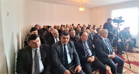 Ağsu RİH başçısı 05.03.2026-cı il tarixdə Qaraqoyunlu kəndində səyyar qəbul keçirib