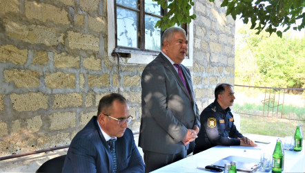 Ağsu RİH başçısı 07.08.2025-ci il tarixdə Padar və Yenilik kəndlərində səyyar qəbullar keçirib