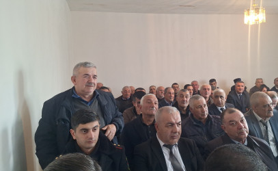 Ağsu RİH başçısı 05.03.2026-cı il tarixdə Qaraqoyunlu kəndində səyyar qəbul keçirib