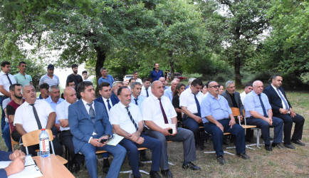 Ağsu RİH başçısı 07.07.2026-cı il tarixdə Nuran kəndində səyyar qəbul keçirib
