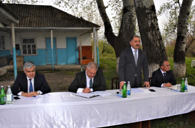 Ağsu RİH başçısı 02 aprel 2025-ci il tarixdə Kalağaylı kəndində səyyar qəbul keçirib