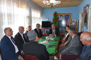 27 Sentyabr – Anım günü ilə əlaqədar 24.09.2026-cı il tarixdə Vətən müharibəsi şəhidlərinin ailələri ilə görüşlər keçirilib