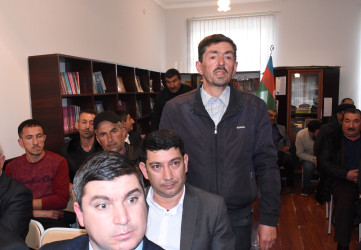 Ağsu RİH başçısı 19.03.2026-cı il tarixdə Kalva kəndində səyyar qəbul keçirib