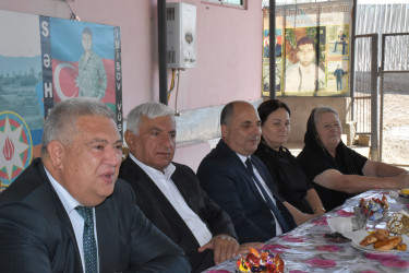 27 Sentyabr – Anım günü ilə əlaqədar 26.09.2026-cı il tarixdə Gəgəli və Bico kəndlərində şəhid ailələri ilə görüşlər keçirilib