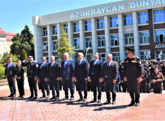 Ümummilli Lider Heydər Əliyevin anadan olmasının 103-cü ildönümü ilə əlaqədar Ulu Öndərin abidəsi ziyarət edilib və Ağsu rayon Heydər Əliyev Mərkəzinə ekskursiya təşkil olunub
