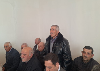 Ağsu RİH başçısı 05.03.2026-cı il tarixdə Qaraqoyunlu kəndində səyyar qəbul keçirib