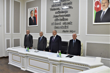 13.05.2025-ci il tarixdə Ağsu rayon Ağsaqqallar Şurasının illik hesabat yığıncağı keçirilib