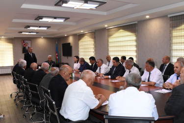 Müharibə, Əmək və Silahlı Qüvvələr Veteranları Təşkilatının Ağsu Rayon Şöbəsinə sədr seçilib