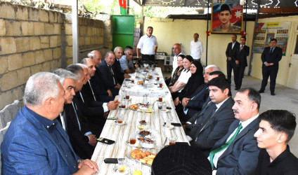 27 Sentyabr – Anım günü ilə əlaqədar 27.09.2026-cı il tarixdə Ağsu şəhərində və Ərəbsarvan kəndində Vətən müharibəsi şəhidlərinin ailələri ilə görüşlər keçirilib