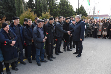 Ağsu rayonunda 20 Yanvar - Ümumxalq hüzn gününün 35-ci ildönümü ilə əlaqədar şəhidlərin xatirəsi anılıb