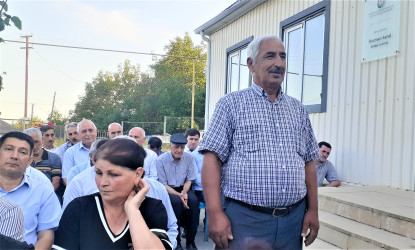 Ağsu RİH başçısı Suraxanı və Hacıman kəndlərində səyyar qəbullar keçirib