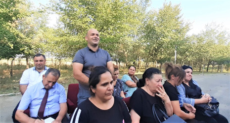 Ağsu RİH başçısı 05.08.2025-ci il tarixdə Xəlilli və Ərəbmehdibəy kəndlərində səyyar qəbullar keçirib