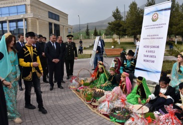 Ağsu rayonunda Novruz Bayramı təntənəli şəkildə qeyd olunub