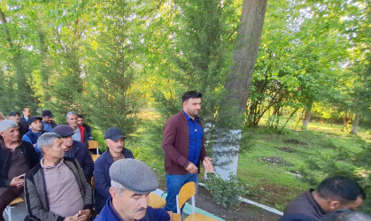 Ağsu RİH başçısı 24.04.2026-cı il tarixdə Abasxanlı kəndində səyyar qəbul keçirib