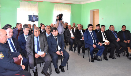 Ağsu RİH başçısı 10.04.2026-cı il tarixdə Padarqışlaq kəndində səyyar qəbul keçirib