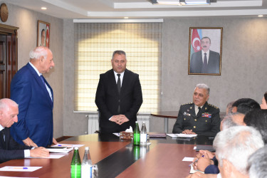 Müharibə, Əmək və Silahlı Qüvvələr Veteranları Təşkilatının Ağsu Rayon Şöbəsinə sədr seçilib