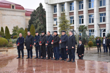 Ağsu rayonunda 12 dekabr - Ümummilli Lider Heydər Əliyevin Anım günü ilə əlaqədar tədbirlər keçirilib