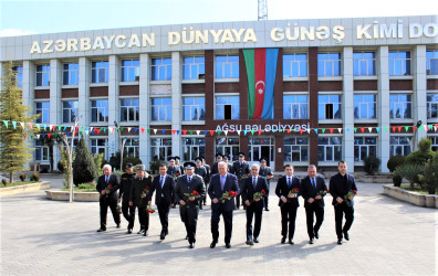 Ağsu rayonunda Miqrasiya orqanları işçilərinin peşə bayramı günü qeyd edilib