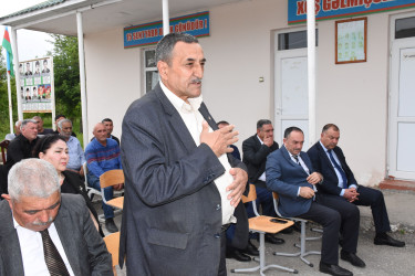 Ağsu RİH başçısı 23.04.2025-ci il tarixdə Abasxanlı və Qiyaslı kəndlərində səyyar qəbul keçirib