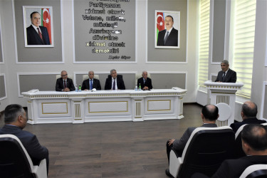 13.05.2025-ci il tarixdə Ağsu rayon Ağsaqqallar Şurasının illik hesabat yığıncağı keçirilib