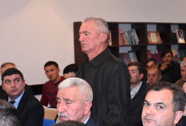 Ağsu RİH başçısı 19.03.2026-cı il tarixdə Kalva kəndində səyyar qəbul keçirib