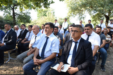 Ağsu RİH başçısı 17 iyul 2025-ci il tarixdə Nuran kəndində səyyar qəbul keçirib