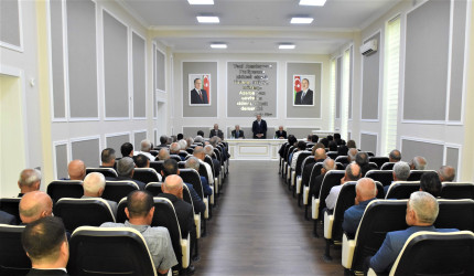 13.05.2025-ci il tarixdə Ağsu rayon Ağsaqqallar Şurasının illik hesabat yığıncağı keçirilib