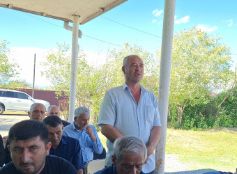 Ağsu RİH başçısı 26.05.2026-cı il tarixdə Cəfərli kəndində səyyar qəbul keçirib