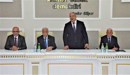 13.05.2025-ci il tarixdə Ağsu rayon Ağsaqqallar Şurasının illik hesabat yığıncağı keçirilib