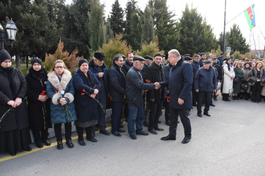 Ağsu rayonunda 20 Yanvar - Ümumxalq hüzn gününün 35-ci ildönümü ilə əlaqədar şəhidlərin xatirəsi anılıb