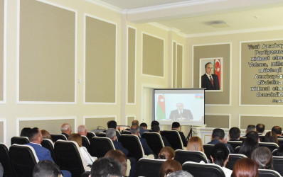 Ağsu rayonunda 15 iyun – Azərbaycan xalqının Milli Qurtuluş Gününə həsr olunmuş “Milli Qurtuluşdan şanlı Zəfərə gedən müqəddəs yol” mövzusunda yığıncaq keçirilib.
