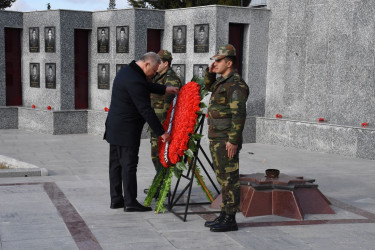 Ağsu rayonunda 20 Yanvar - Ümumxalq hüzn gününün 35-ci ildönümü ilə əlaqədar şəhidlərin xatirəsi anılıb