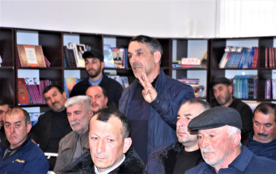 Ağsu RİH başçısı 19.03.2026-cı il tarixdə Kalva kəndində səyyar qəbul keçirib