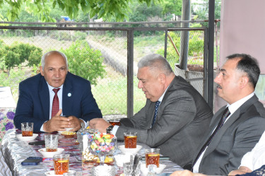 70 illik yubileyləri ilə əlaqədar şəhid atası Əli İbişov və şəhid anası Xatirə İbişova ilə görüş keçirilib