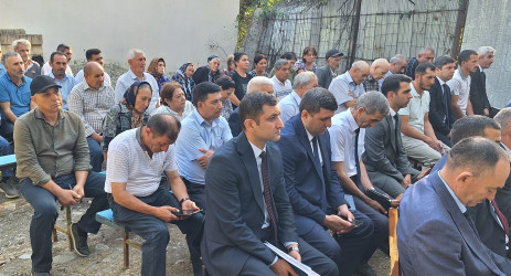 Ağsu RİH başçısı 16.09.2026-cı il tarixdə Xatman kəndində səyyar qəbul keçirib