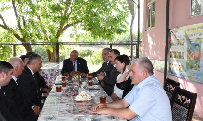 70 illik yubileyləri ilə əlaqədar şəhid atası Əli İbişov və şəhid anası Xatirə İbişova ilə görüş keçirilib