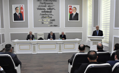 13.05.2025-ci il tarixdə Ağsu rayon Ağsaqqallar Şurasının illik hesabat yığıncağı keçirilib