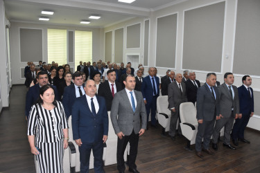 13.05.2025-ci il tarixdə Ağsu rayon Ağsaqqallar Şurasının illik hesabat yığıncağı keçirilib