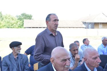 Ağsu RİH başçısı 20.05.2025-ci il tarixdə Cəfərli və Ağabəyli kəndlərində səyyar qəbul keçirib