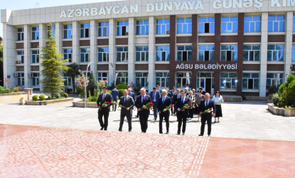 Ağsu rayonunda 15 iyun – Azərbaycan xalqının Milli Qurtuluş Gününə həsr olunmuş “Milli Qurtuluşdan şanlı Zəfərə gedən müqəddəs yol” mövzusunda yığıncaq keçirilib.