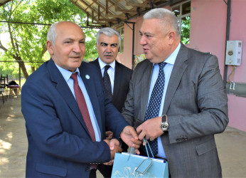 70 illik yubileyləri ilə əlaqədar şəhid atası Əli İbişov və şəhid anası Xatirə İbişova ilə görüş keçirilib